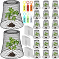 20 Pcs 9"×9" Chicken Wire Plant Protectors from Animals, Plant Cage Garden by Doksving