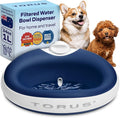 Filtered Portable Dog Water Dispenser, 1L / 34oz, Automatic Pet Water Dispenser by TORUSPET