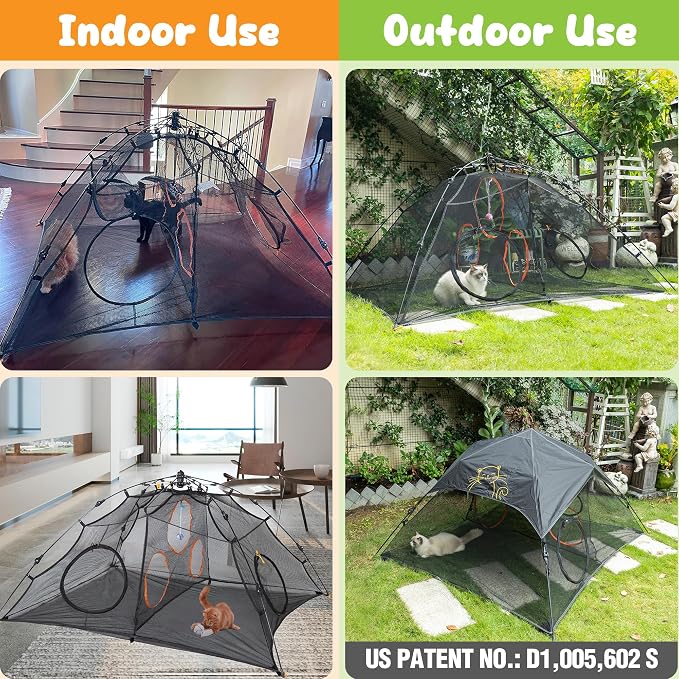 Outdoor Cat Play Tent for Indoors and Outdoors - Image 3