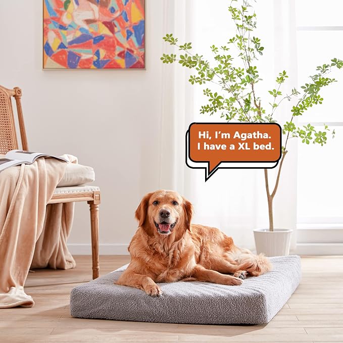 Cooling Dog Beds for Large Dogs, Memory Foam Pet Bed - Image 6