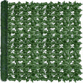 Artificial Ivy Privacy Fence Wall Screen, 48x120 in UV-Anti Faux Greenery by ODTORYHOME