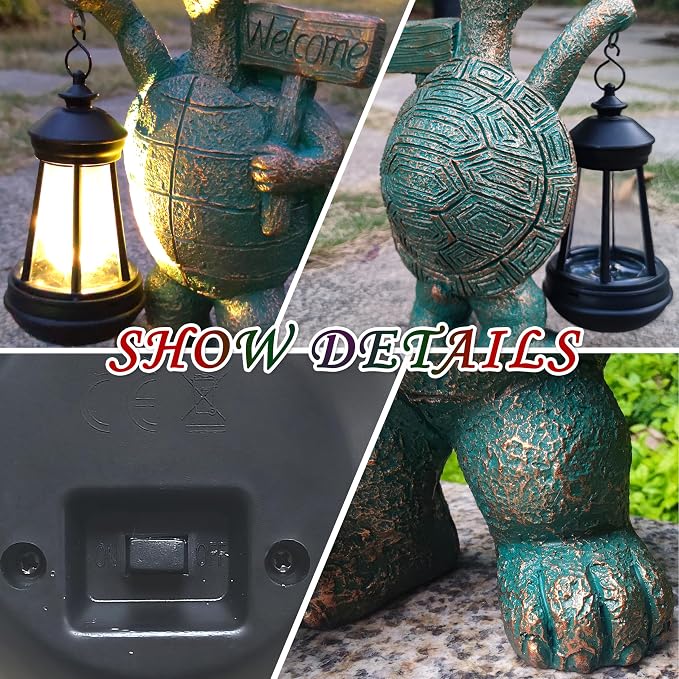 Turtle Garden Statue Outdoor Décor - Image 8