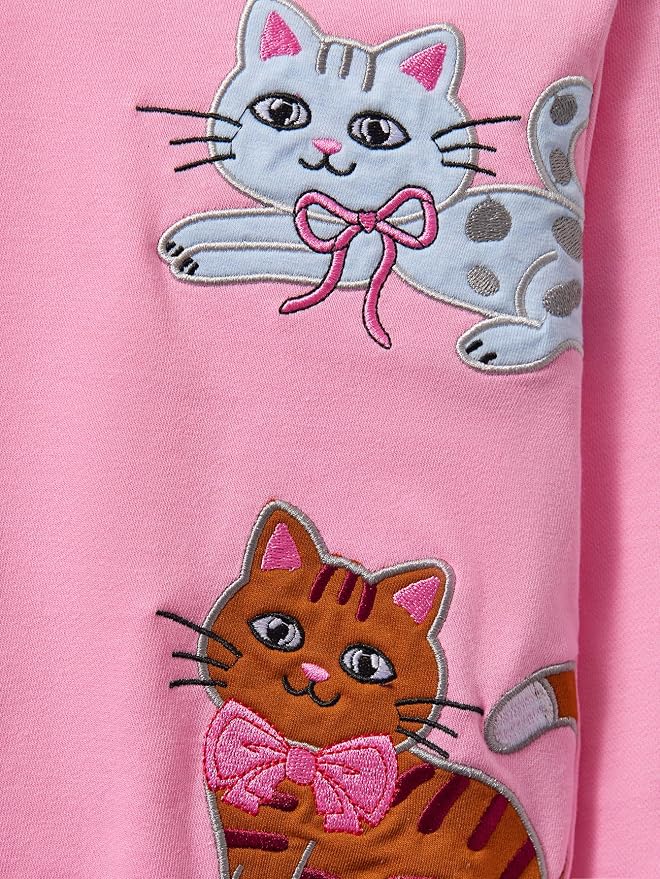 Toddler Baby Girls Cotton Sweater, Long Sleeve Crewneck Sweatshirt Pullover - Image 6