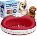 Filtered Portable Dog Water Dispenser, 1L / 34oz, Automatic Pet Water Dispenser by TORUSPET