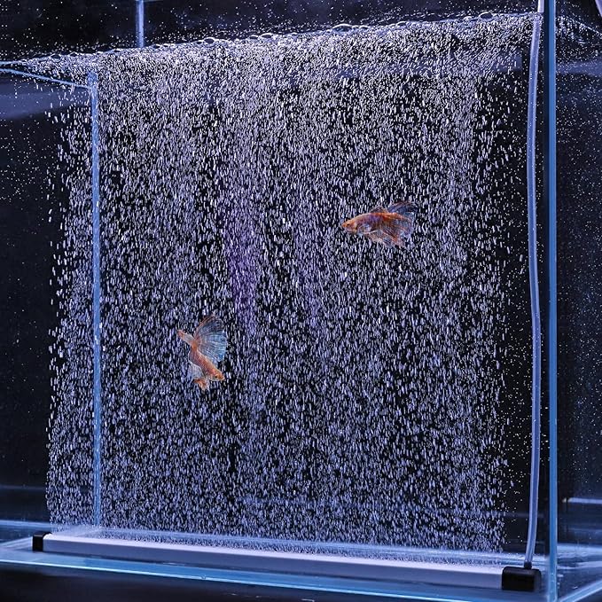 hygger Aquarium Bubble Strip, Nano Air Bubble Curtain Wall Aquarium, Quiet High by hygger
