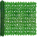 Artificial Ivy Privacy Fence Wall Screen: 48X120 in UV-Anti Faux Greenery by ODTORYHOME