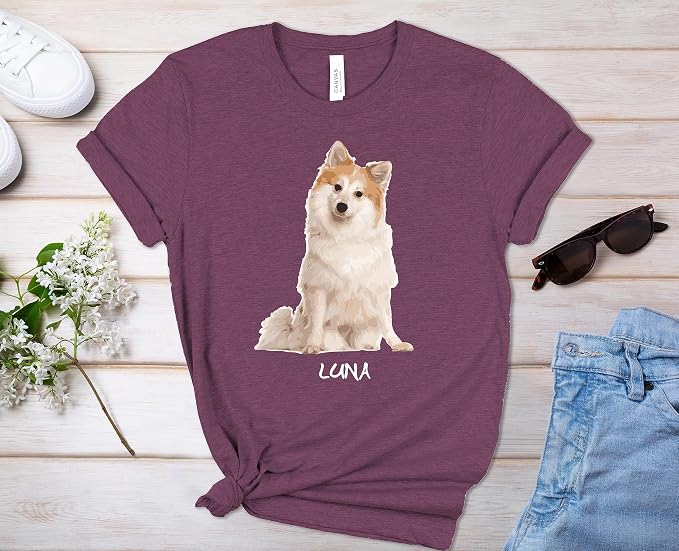 Custom Dog Photo Shirts, Add Your Pet's Photo and Pet's Name, Personalized Dog - Image 4