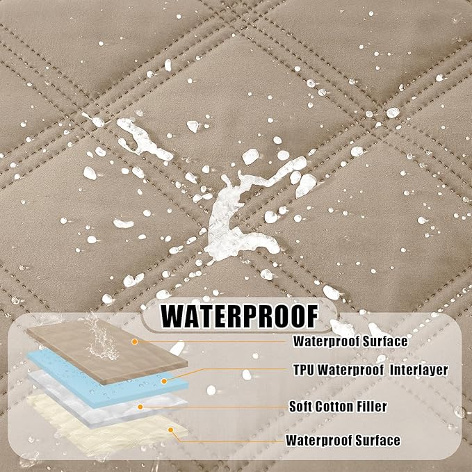 Smiry Waterproof Dog Bed Cover Blanket 30x53, Soft Reversible Pet Blanket - Image 2