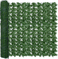 Artificial Fence Privacy Screen: 4FT x 20FT UV-Anti Faux Greenery Backdrop Ivy by ODTORYHOME