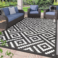 GENIMO Outdoor Rug for Patio Clearance, Reversible Plastic Camping Rugs by GENIMO