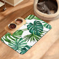 Dog Bowl Mat, Leaves Pet Feeding Mat by Unknown