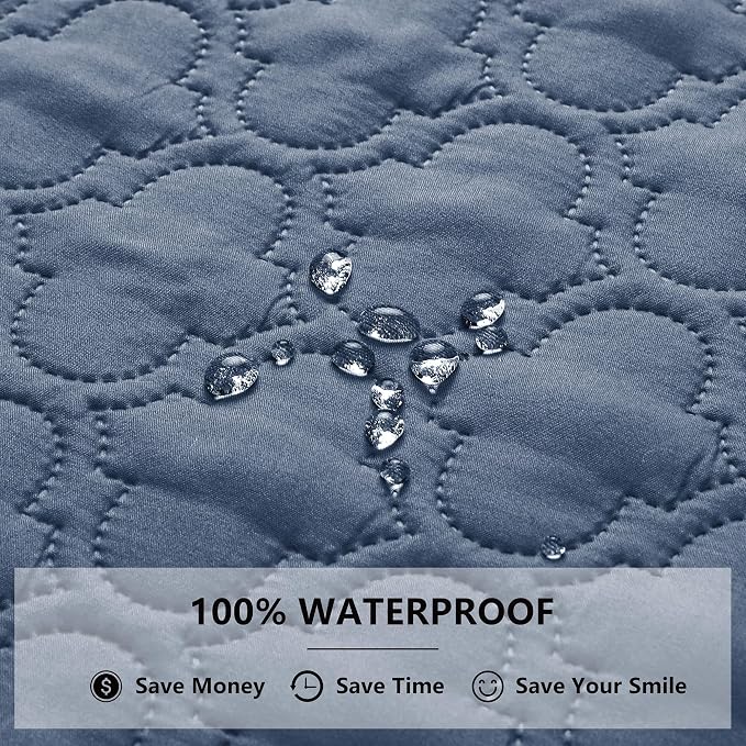 Waterproof Blanket for Bed, Reversible Dog Couch Cover Pet Sofa Furniture - Image 2