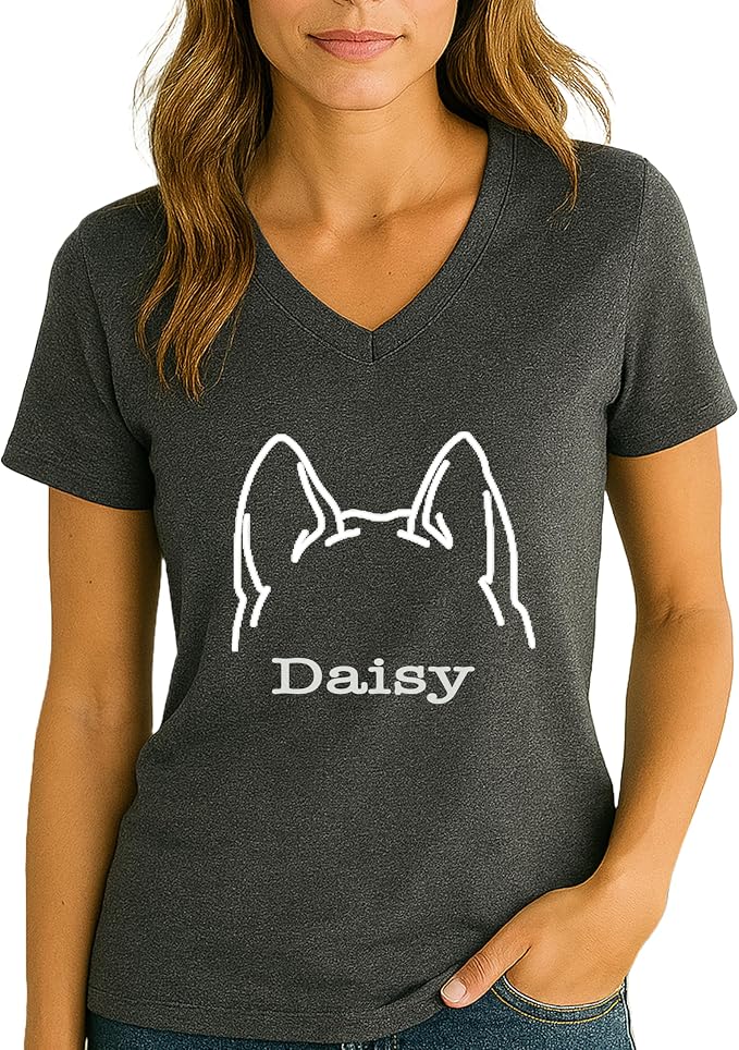 Custom Dog Mom Shirt for Women Pet Ears Sweatshirt - Image 7