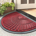tchdio Door Mat Outdoor Indoor Entrance Doormat-Semicircular Durable Rubber Non by Tchdio