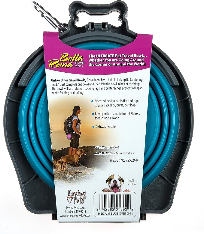 Loving Pets 73807992: Travel Double Diner Dog Bowl - Image 8
