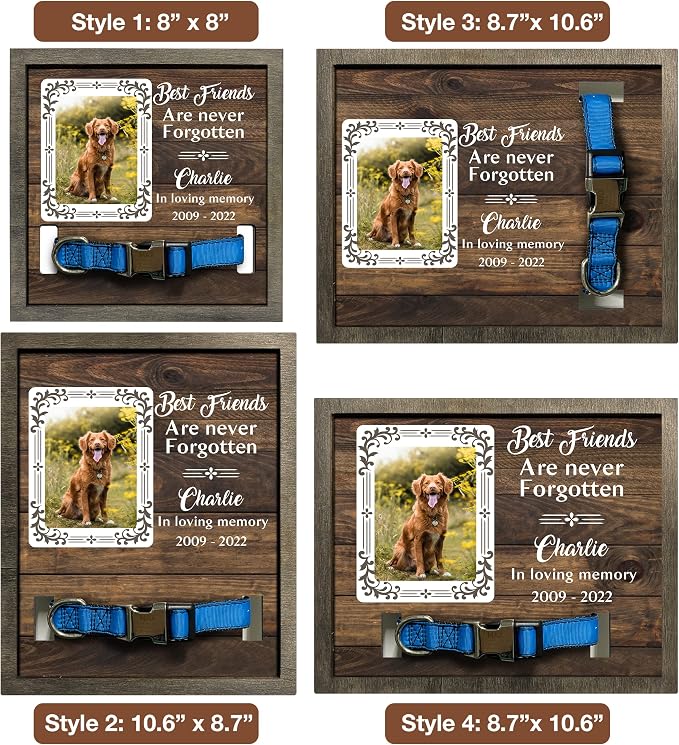 Personalized Cat Dog Memorial Picture Frame Bereavement Gifts Cat Memorial Dog - Image 4