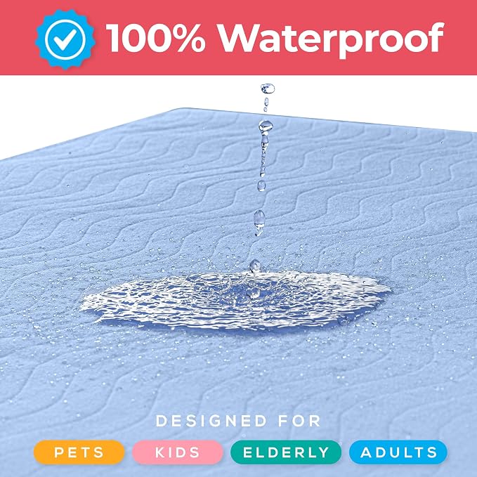 Utopia Bedding Washable Underpads 34" x 52", Waterproof Reusable Heavy - Image 6