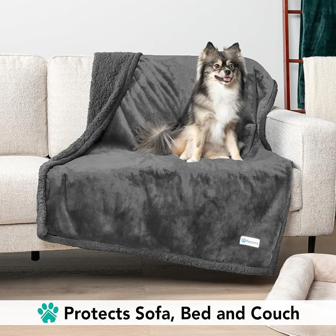 PetAmi Dog Blanket for Medium Large Dogs, Pet Bed Blanket Cat Puppy Kitten - Image 3