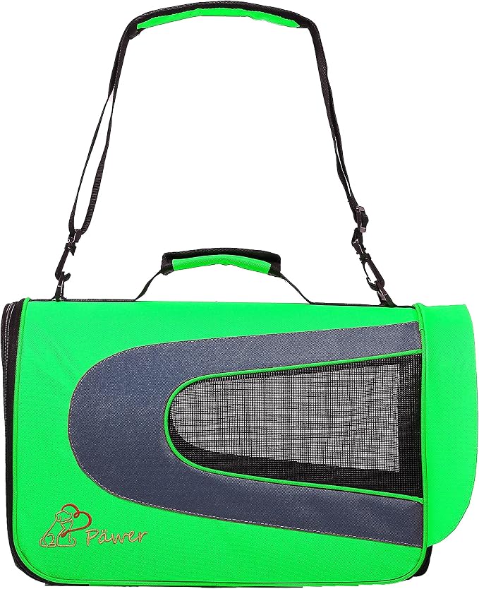 Pawer 18” x 11”x 11” Soft-Sided Foldable Airline Approved Pet Carrier by P%C3%84WER