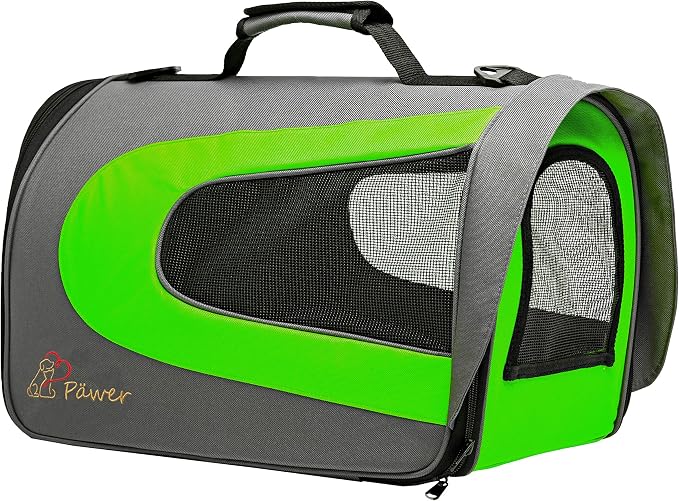 Pawer 18” x 11”x 11” Soft-Sided Foldable Airline Approved Pet Carrier - Image 4