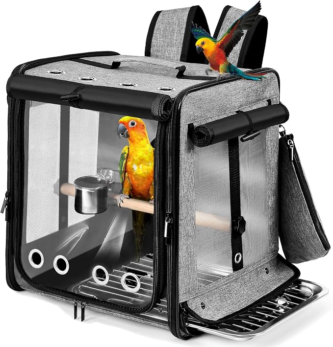 Suertree Bird Carrier with Seat Belt by Suertree