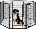 Yaheetech Dog Playpen Outdoor, 47 inch 8 Panels Dog Pen Indoor Heavy Duty Puppy by Yaheetech
