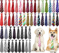 Reginary 50 Pcs Large Dog Neck Ties Bulk, Adjustable Pet Collar Grooming by Reginary