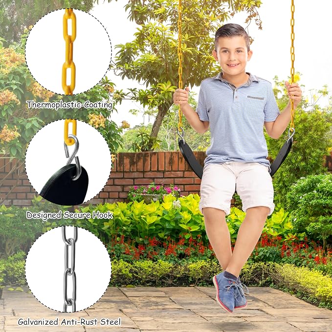 Sunnyglade 2PCS Swings Seats Heavy Duty - Image 3