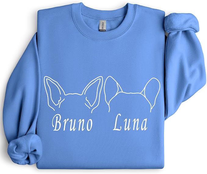 Custom Dog Mom Shirt for Women Pet Ears Sweatshirt - Image 3