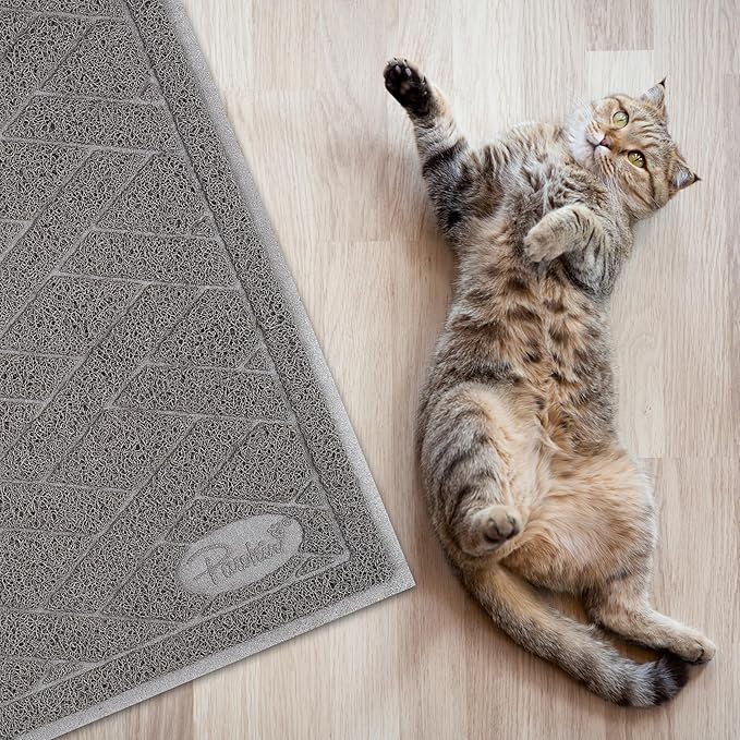 Pawkin Cat Litter Mat, Jumbo XX-Large, 4x3 Feet, Fits Two Litter Boxes or Extra - Image 2