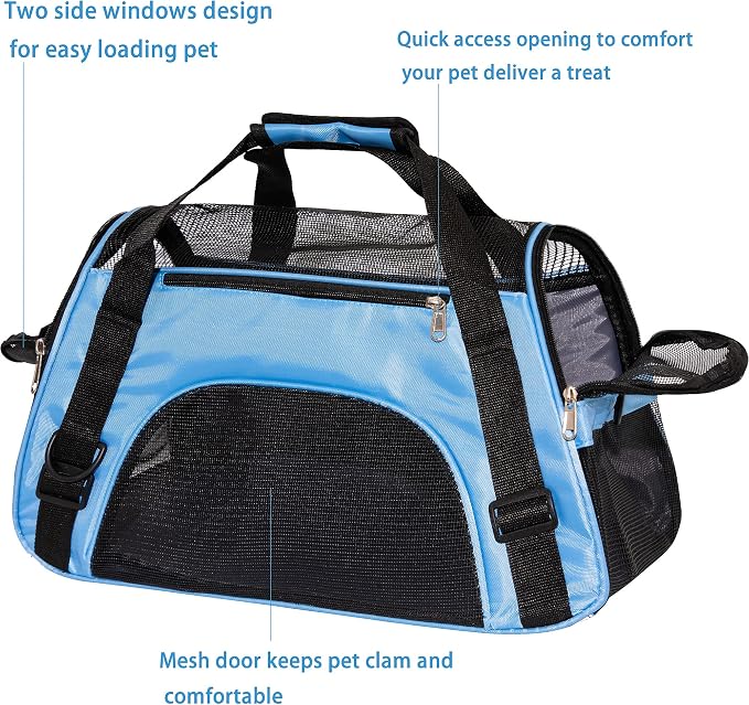 Pet Carrier Cat Cattier Soft-Sided Carriers - Image 4