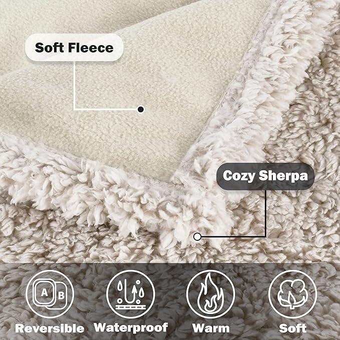Kritter Planet Waterproof Dog Blanket, Reversible Water Proof Pet Blanket - Image 5