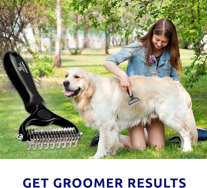 Pat Your Pet Deshedding Dog Brush - Image 7