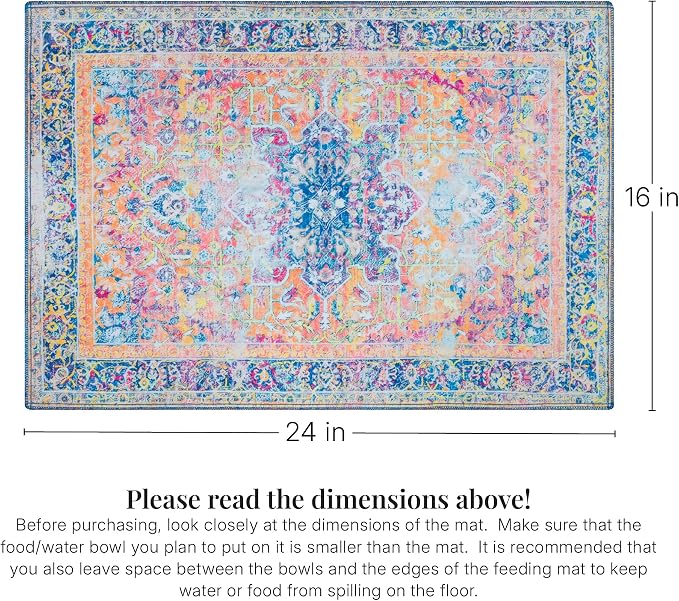 LOVEWAG Waterproof 2-Pack Pet Feeding Mats - Image 5