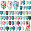 Weewooday 50 Pcs Hawaiian Dog Bandanas Bulk by Weewooday