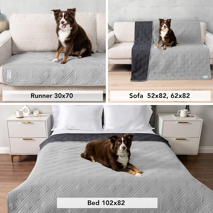 PetAmi Waterproof Bed Cover for Dogs, Pet Blanket Couch Cover, Reversible - Image 6
