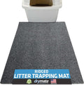 Drymate Cat Litter Box Mat, Litter Trapping Mat, Waterproof, Urine-Proof by Drymate