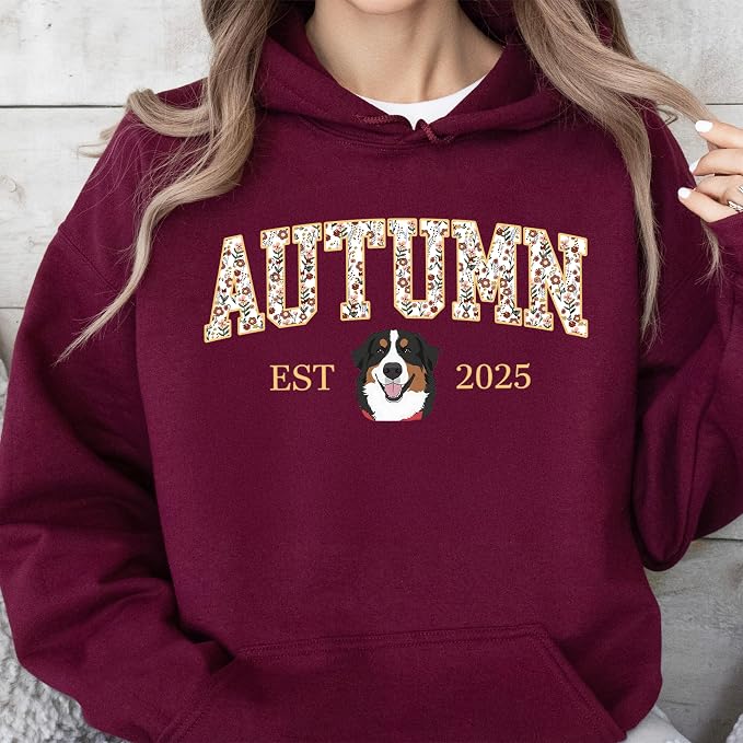 Custom Pet Sweatshirts with Photo and Name, Personalized Dog Sweatshirt - Image 6