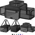 Top and 2 Sides Expandable Pet Carrier 17x11x9.5, TSA Airline Approved Small by SHARLOVY