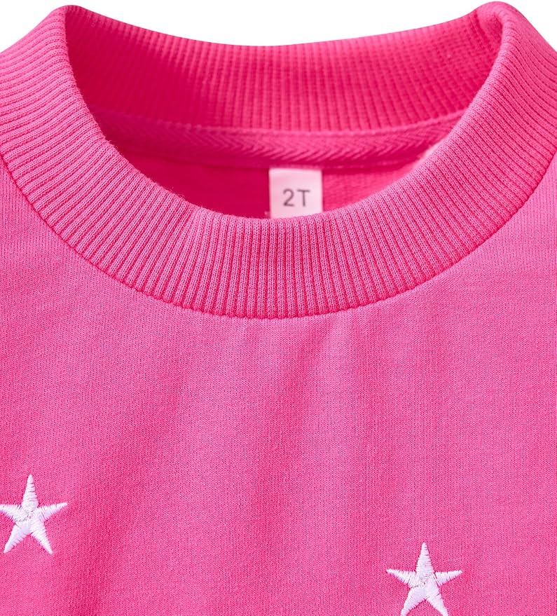 Toddler Baby Girls Cotton Sweater, Long Sleeve Crewneck Sweatshirt Pullover - Image 6