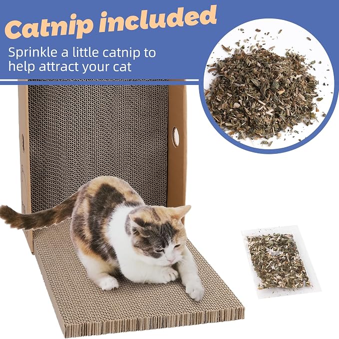 PrimePets Cat Scratcher, Wide Cat Scratch Pad - Image 7