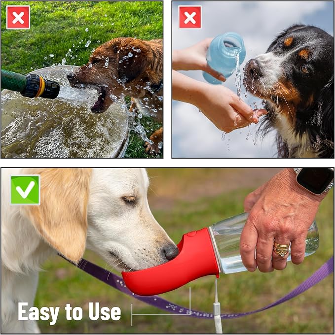 Mr. Pen- Dog Water Bottle, 19 oz, Portable Dog Water Bottle Dispenser, Not - Image 7
