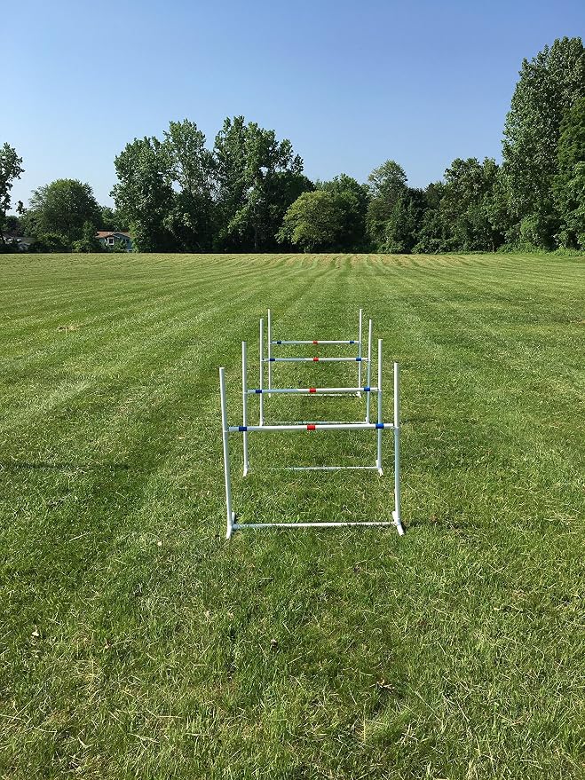 Dog Agility Travel Jump Set 4 Bar Jumps Total - Image 2