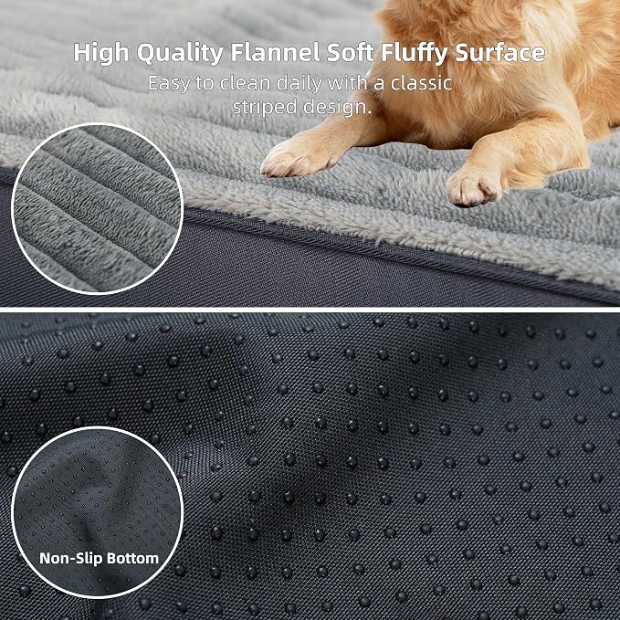 Small Dog Bed Sized Dogs, Orthopedic Flannel Pet Bed - Image 4