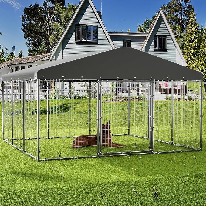 Dog Kennel Outdoor, Large Dog Fence - Image 7
