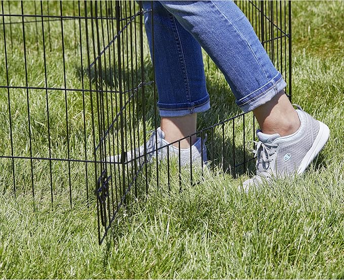 MidWest Homes for Pets Folding Metal Dog Exercise Pen, Indoor/Outdoor Playpen - Image 4